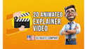 produce a professional 2d animated explainer video