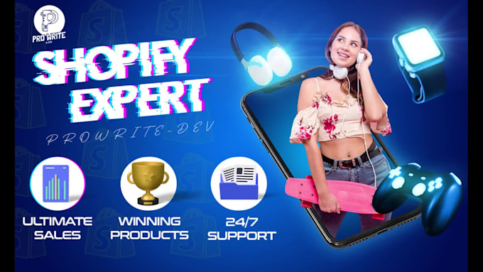 design and develop a converting shopify ecommerce store