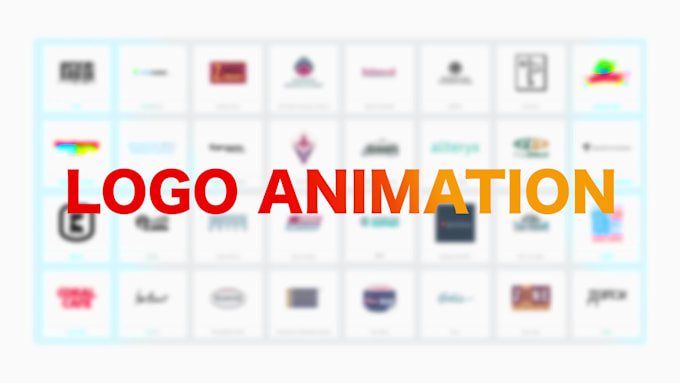 create a modern minimalist or dynamic logo animation