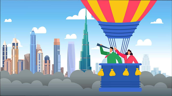 create 2d animated explainer video for business and sales