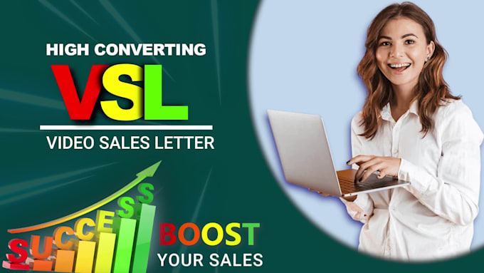 edit high converting vsl video sales letter or sales video