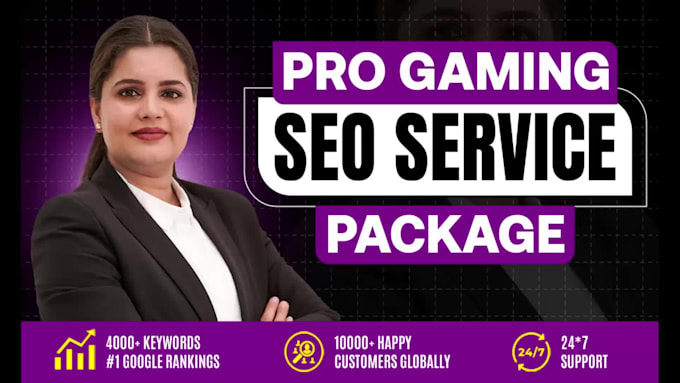 pro game off page SEO backlinks building with guest post for top google ranking