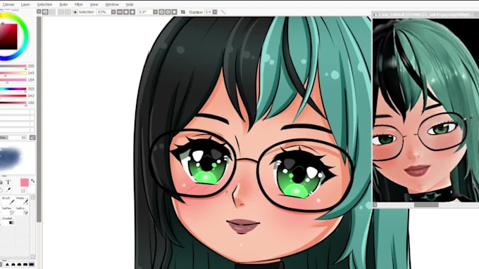 draw a cute personalized chibi