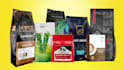 do modern coffee, tea pouch labels and packaging design