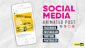 make animated posts, gifs, flyers for social media