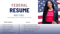 write federal and private sector resume in two days