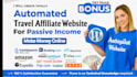 create automated travel affiliate website for passive income