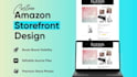 design professional amazon storefront, amazon store setup with custom banners