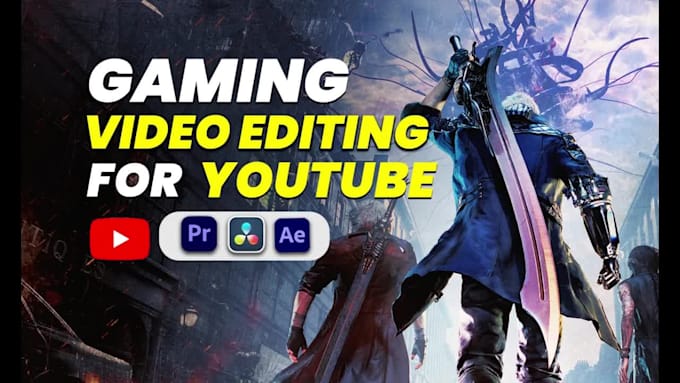 do funny gaming video editing for youtube and twitch