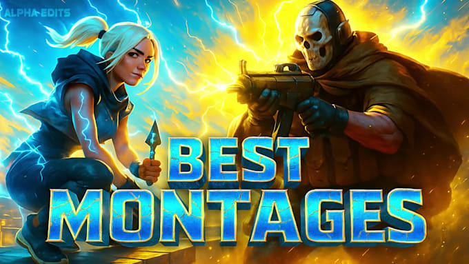 edit cod valorant cs2 montage and a free thumbnail