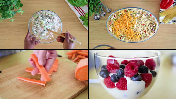 create a professional cooking video