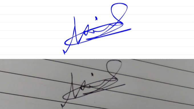 handwritten signature to vector convert, cursive, scripted, logo