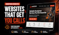 design a handyman, plumbing, electrician or construction wordpress website