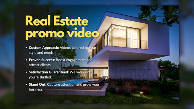 create dynamic real estate promo video