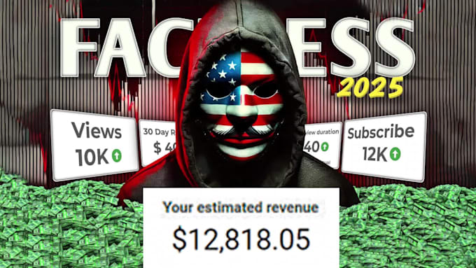 build a youtube automation channel with top 10  faceless cashcow videos