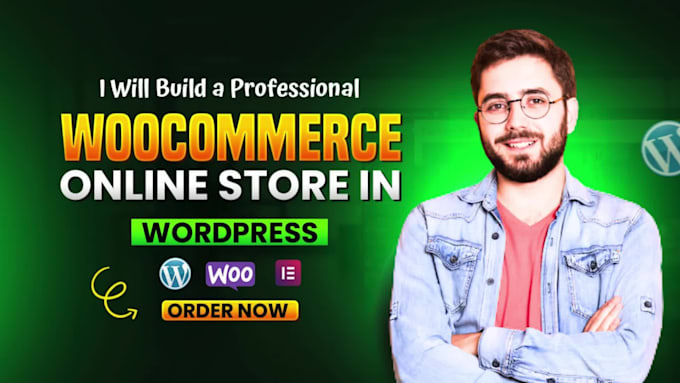 build wordpress ecommerce website and online woocommerce store