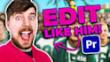 do mr beast style captions and video editing