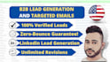 provide b2b email list building, linkedin lead generation by sales navigator