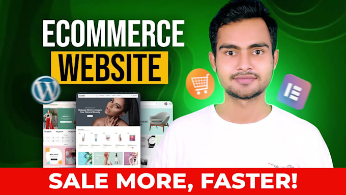 create wordpress ecommerce website design for online store
