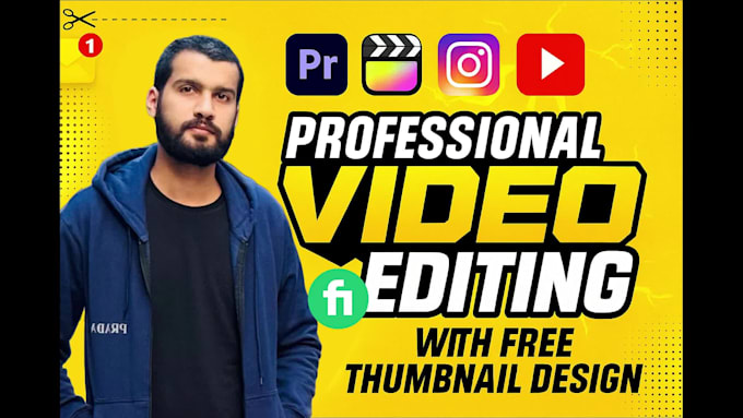 do youtube video editing with thumbnails and captions