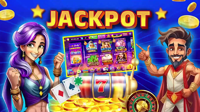 create slots game trailer and ad video