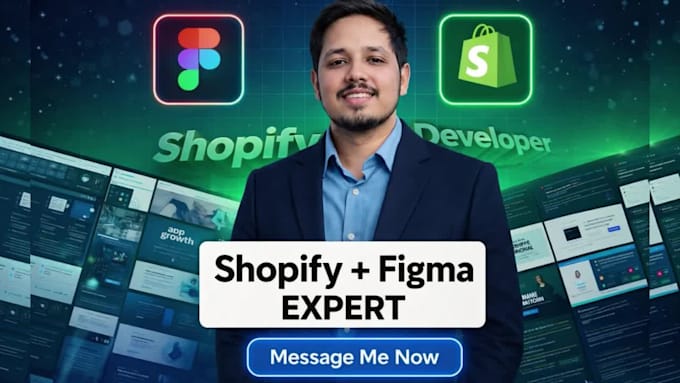 design and develop custom shopify website figma to shopify store