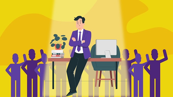 Top 10! I will create custom 2d animated explainer video and short ads video  for $50