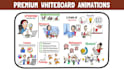 make a custom whiteboard or 2d animation explainer doodle video