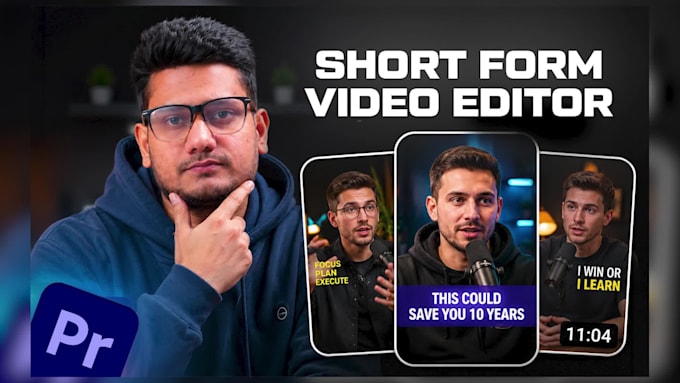 edit social media reels, shorts, tiktok and vsl video editor