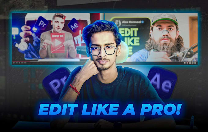 edit professional talking head youtube videos with motion graphic