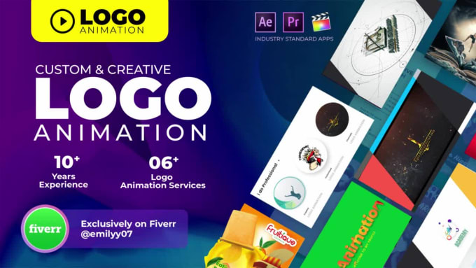 Create killer custom logo animation and video editing by Emilyy07 | Fiverr