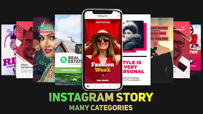 create snapchat or instagram story video ads post