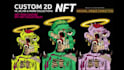 vectorize hand drawing or sketch to digital art illustration 2d nft