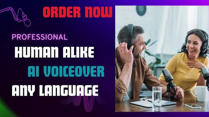do professional human like ai voiceover and text to speech