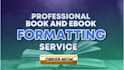 book formatting for amazon kdp and ebook formatting and layout design