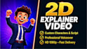 create a 2d animated explainer video, saas animation, motion graphics
