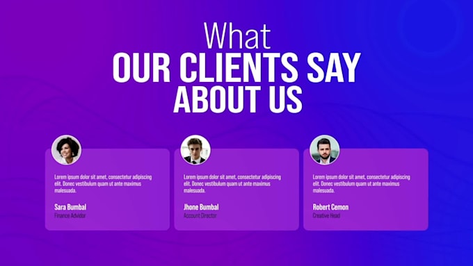 create custom animated client testimonial videos