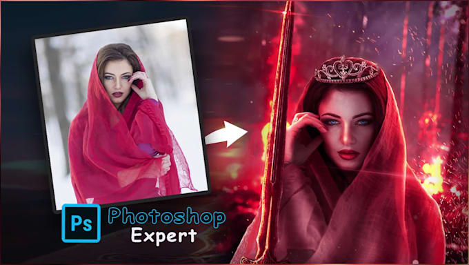 do fantasy adobe photoshop editing and retouching