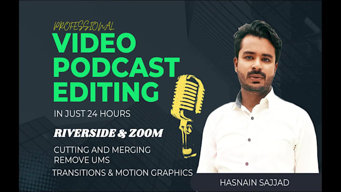 podcast video editing for riverside and zoom