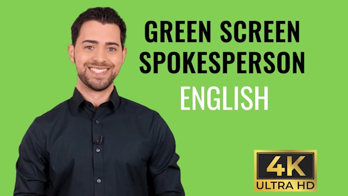 create a professional spokesperson video