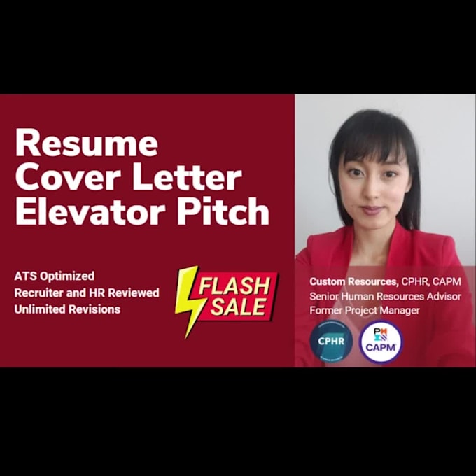 edit and write your resume as an HR professional