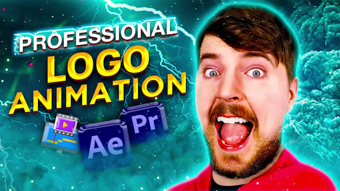 create youtube intro, animated gaming logo video and outro