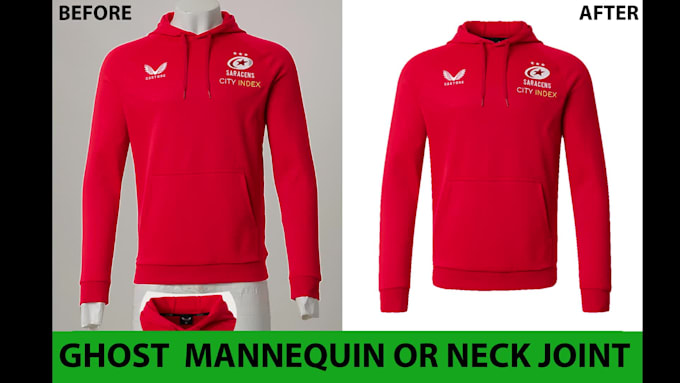 create a ghost mannequin, dummy retouch or background remove