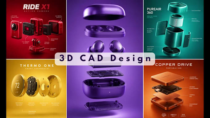 do 3d cad design and 3d product modeling in solidworks