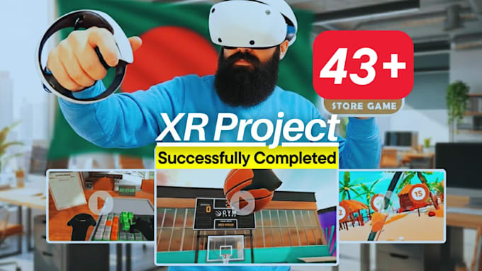 develop virtual reality games for all top VR online store