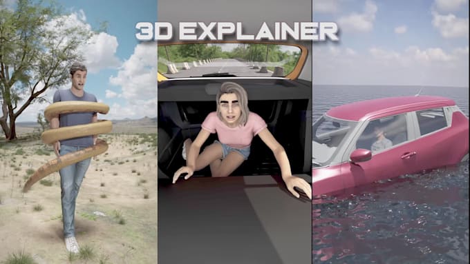 make professional 3d animated explainer videos