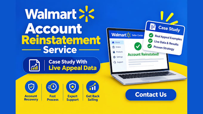 reinstate walmart suspension and fix seller fulfillment deactivation safely