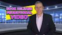 create a book promotion video in a breaking news studio