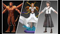 create detailed 3d character for animation and games