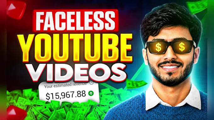 edit faceless youtube videos and do video editing for your automation channel